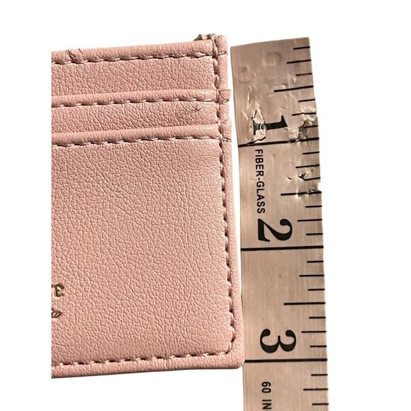 Juicy Couture Pink Card Holder Wallet With Gold Logo Detailing& "J"Charm Keyring - Picture 6 of 11